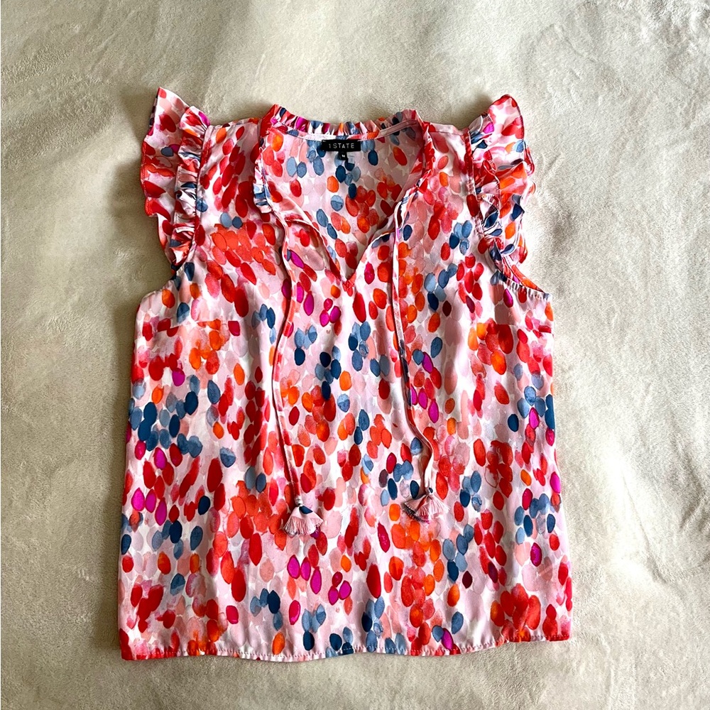 1.STATE Chiffon Top